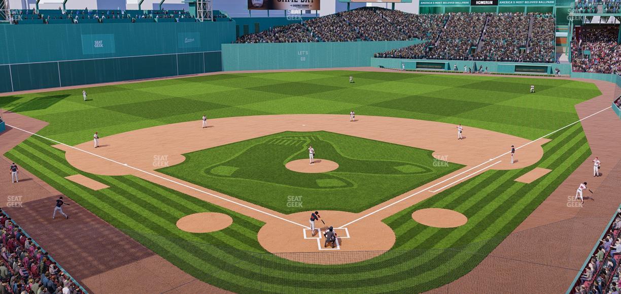 Fenway Park - Section Dell Technologies Club 4 Seat View