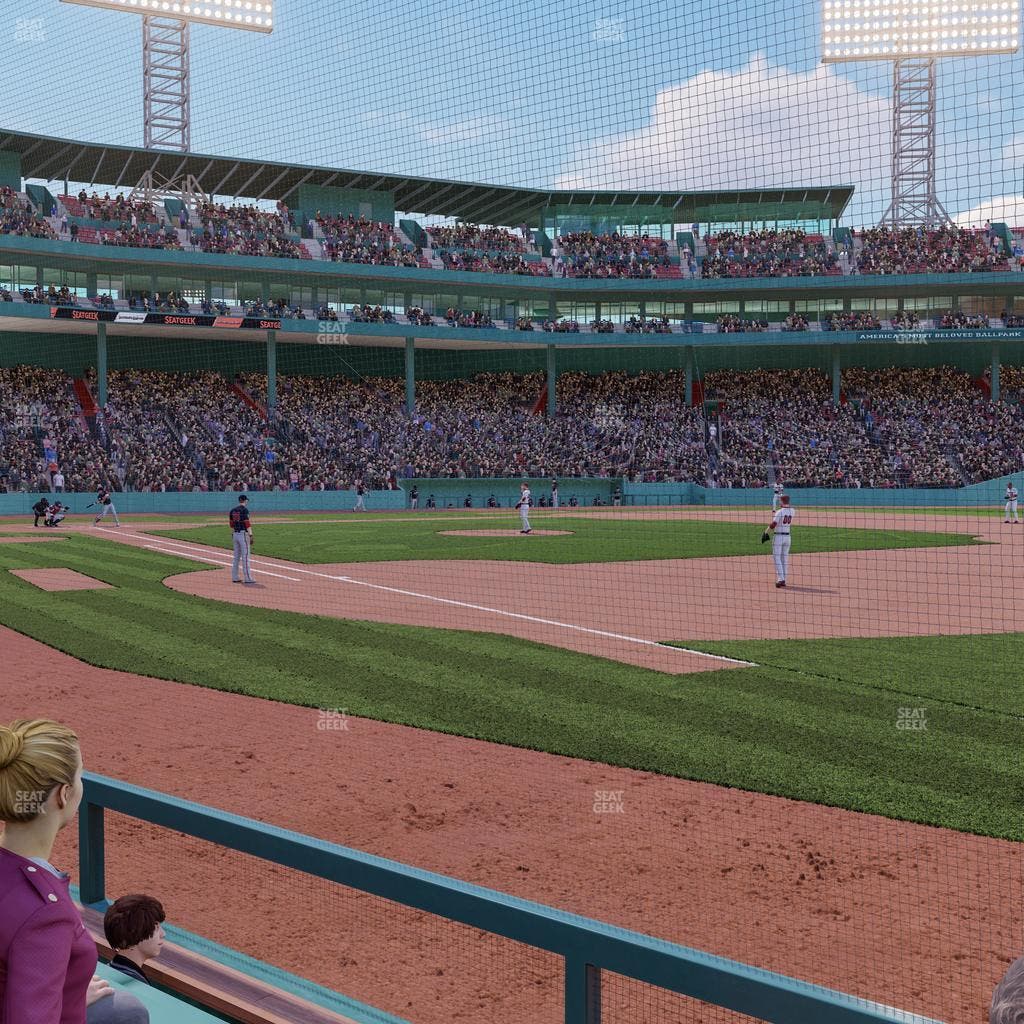 Fenway Park - Section Dugout Box 13 Seat View