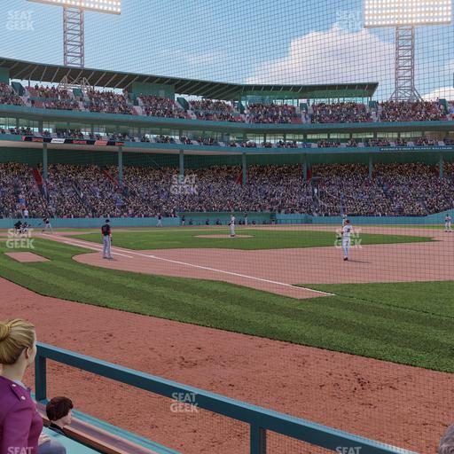 Fenway Park - Section Dugout Box 13 Seat View
