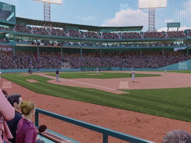 Fenway Park - Section Dugout Box 13 Seat View