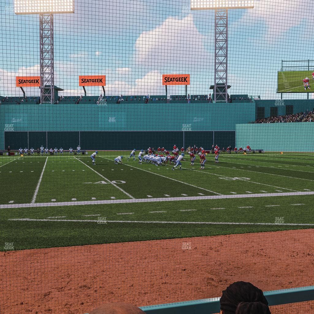 Fenway Park - Section Dugout Box 13 Seat View