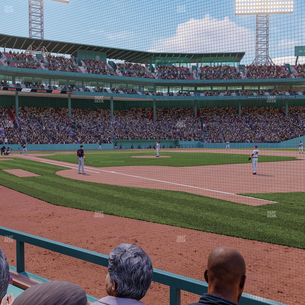 Fenway Park - Section Dugout Box 14 Seat View