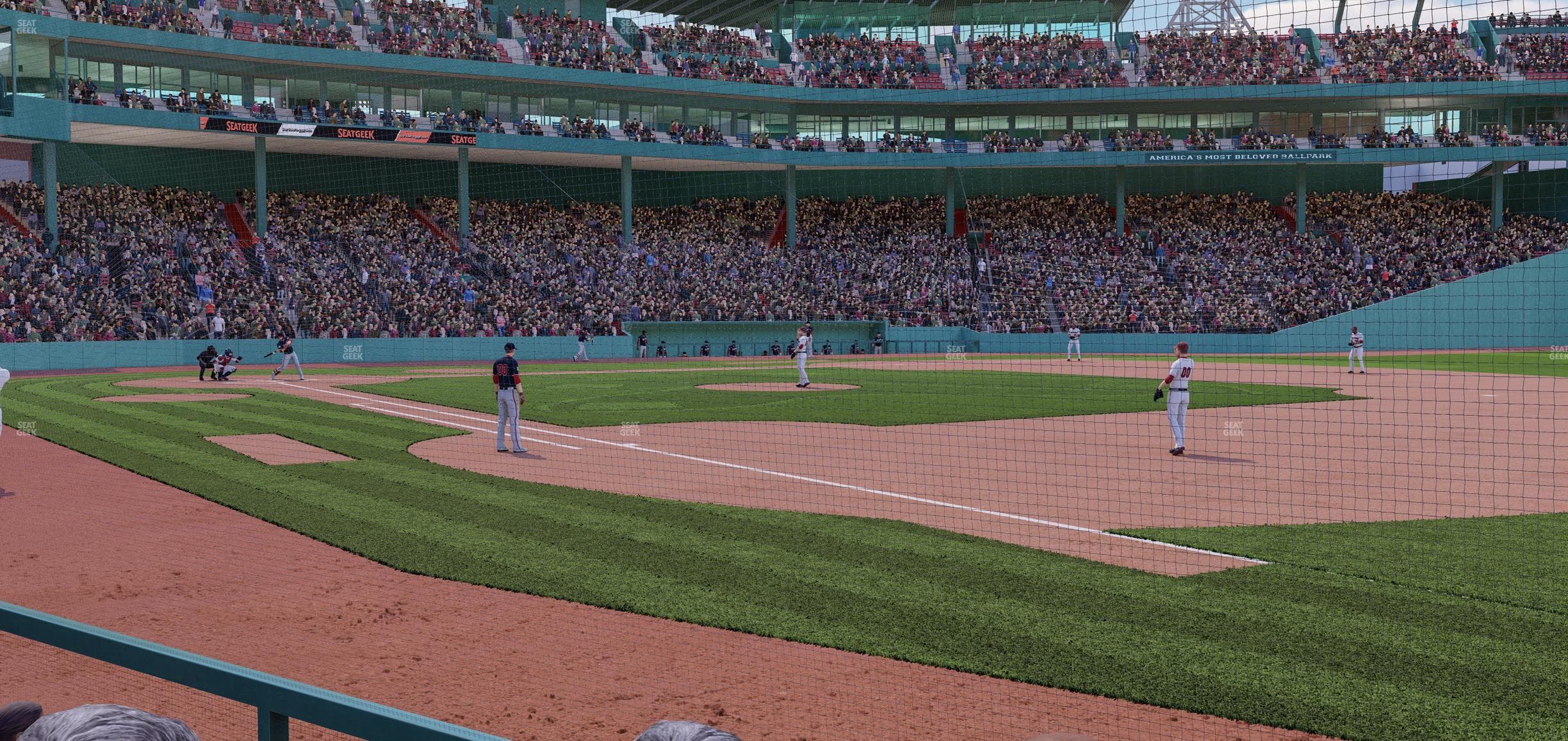 Fenway Park - Section Dugout Box 14 Seat View