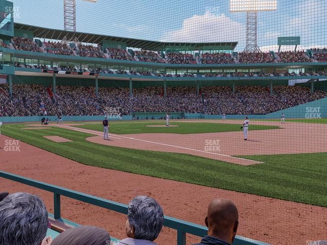 Fenway Park - Section Dugout Box 14 Seat View