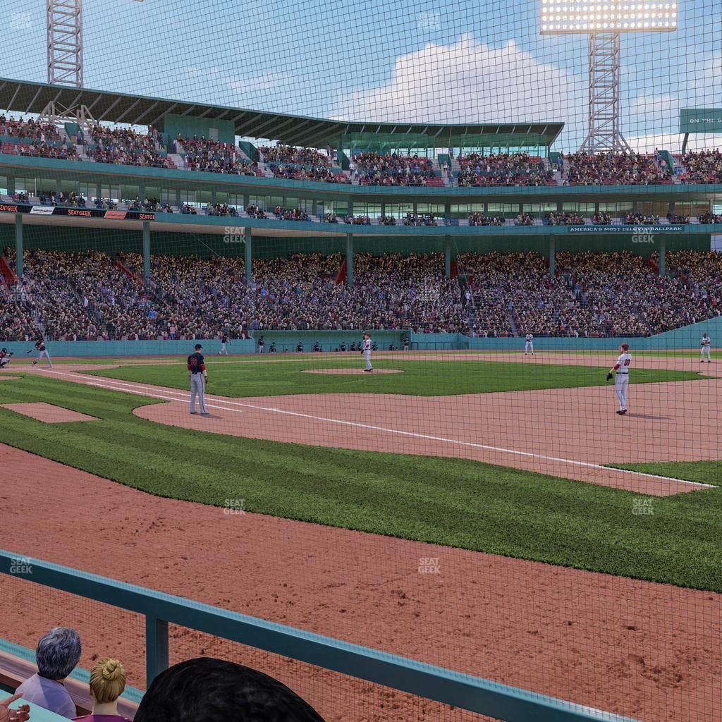 Fenway Park - Section Dugout Box 15 Seat View