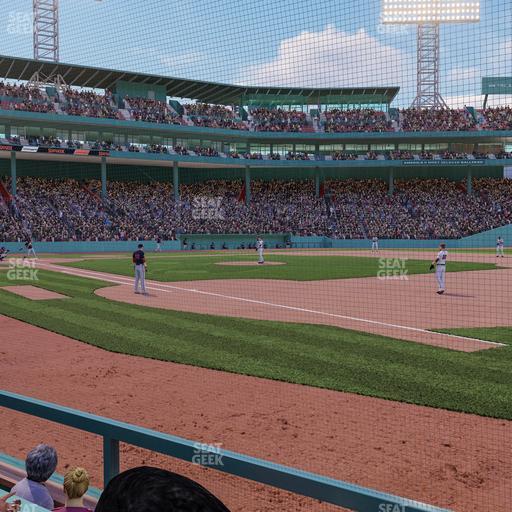 Fenway Park - Section Dugout Box 15 Seat View