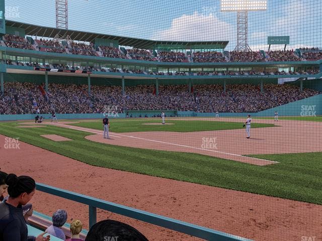 Fenway Park - Section Dugout Box 15 Seat View