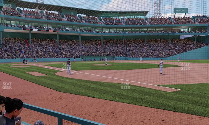 Fenway Park - Section Dugout Box 15 Seat View