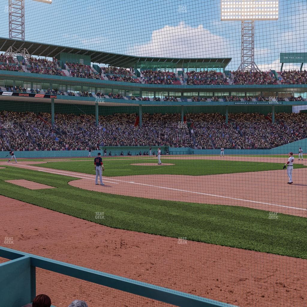 Fenway Park - Section Dugout Box 16 Seat View