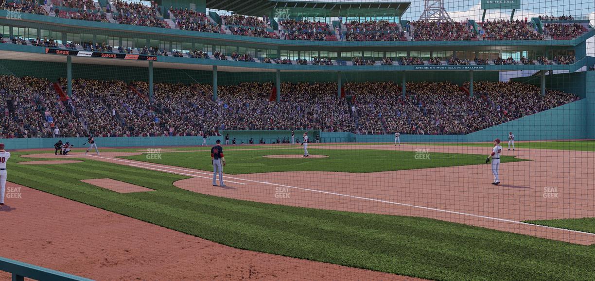 Fenway Park - Section Dugout Box 16 Seat View