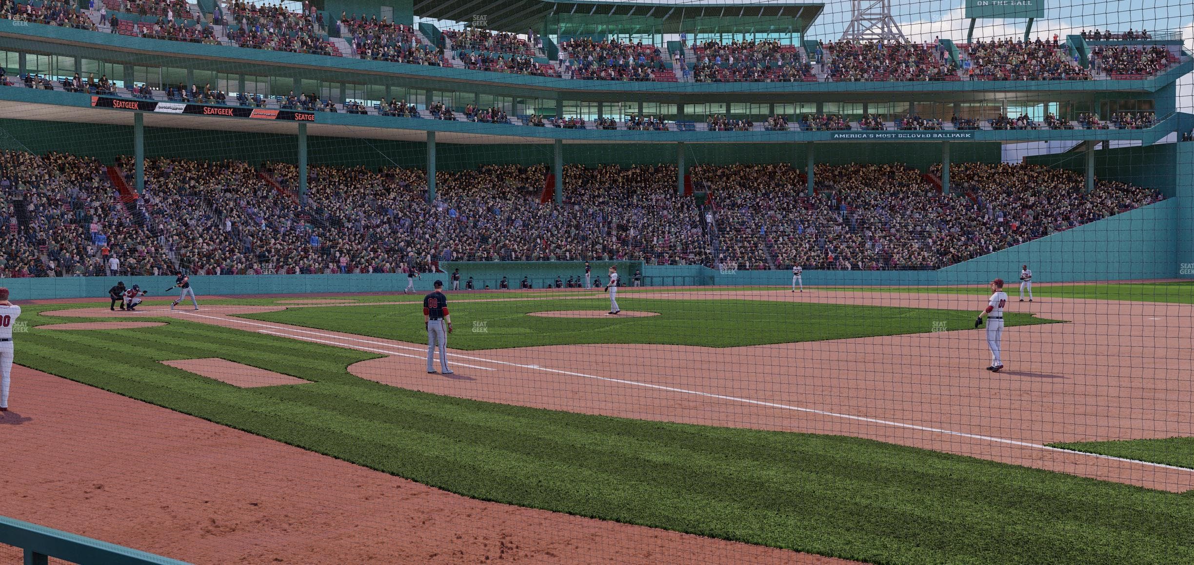 Fenway Park - Section Dugout Box 16 Seat View