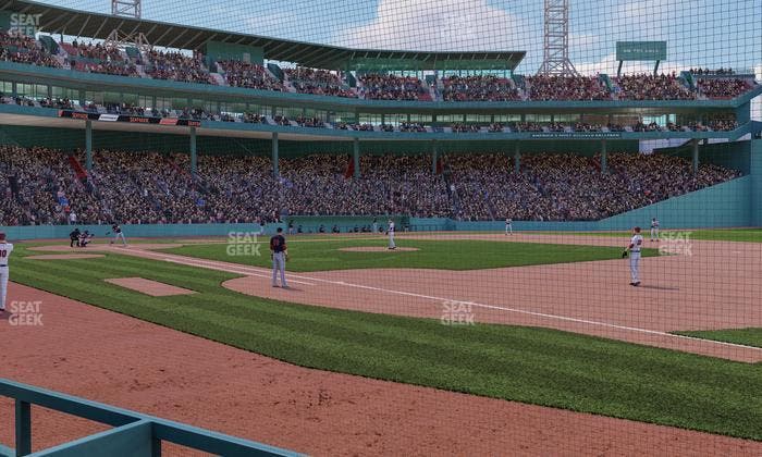Fenway Park - Section Dugout Box 16 Seat View