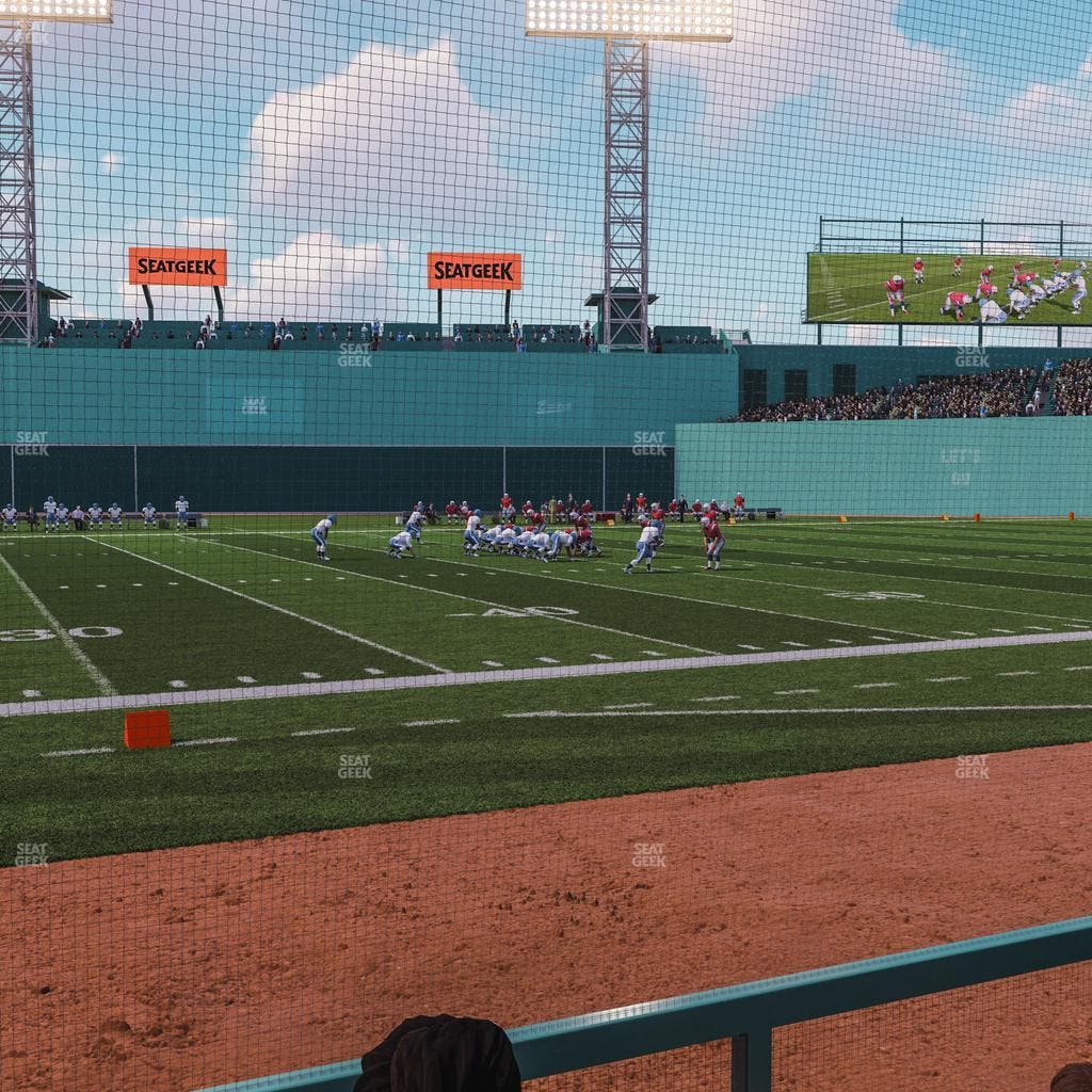 Fenway Park - Section Dugout Box 16 Seat View