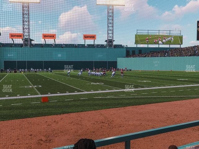 Fenway Park - Section Dugout Box 16 Seat View