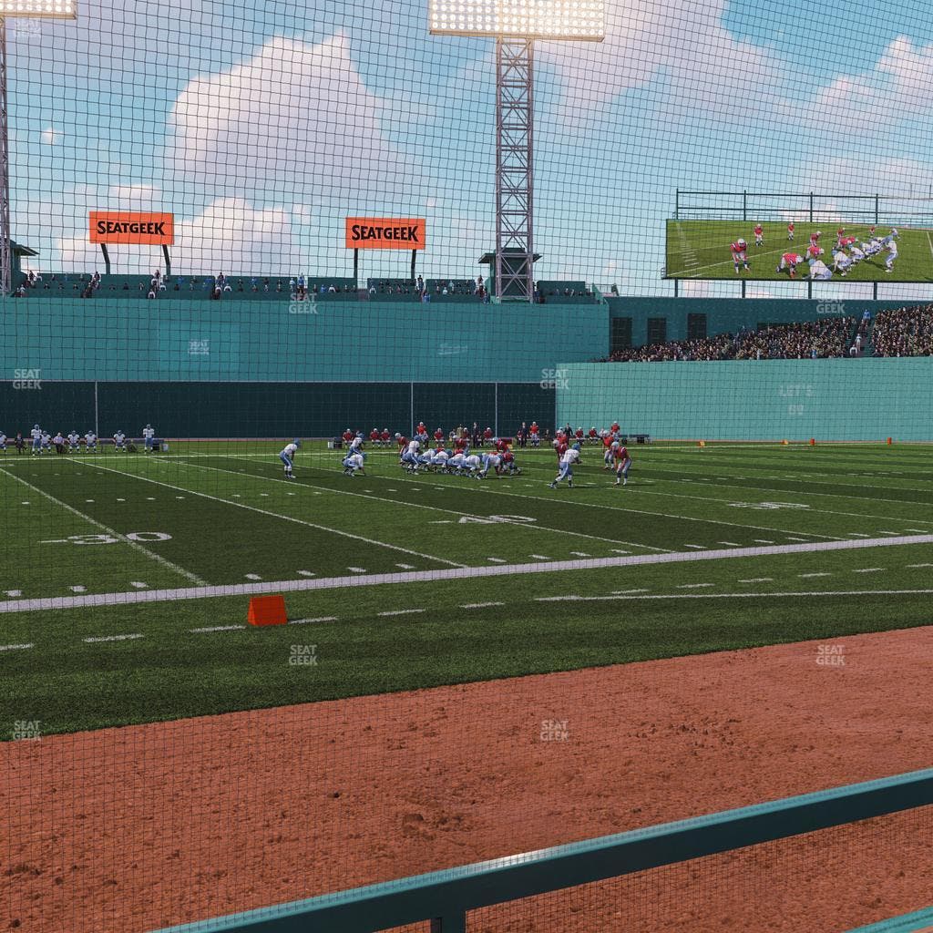 Fenway Park - Section Dugout Box 17 Seat View