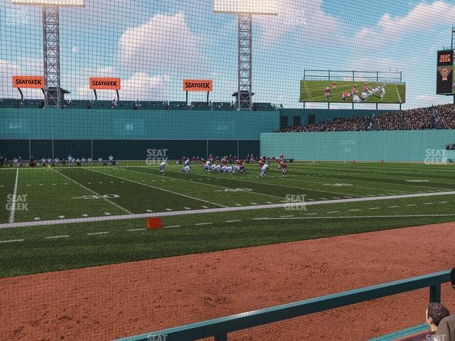 Fenway Park - Section Dugout Box 17 Seat View