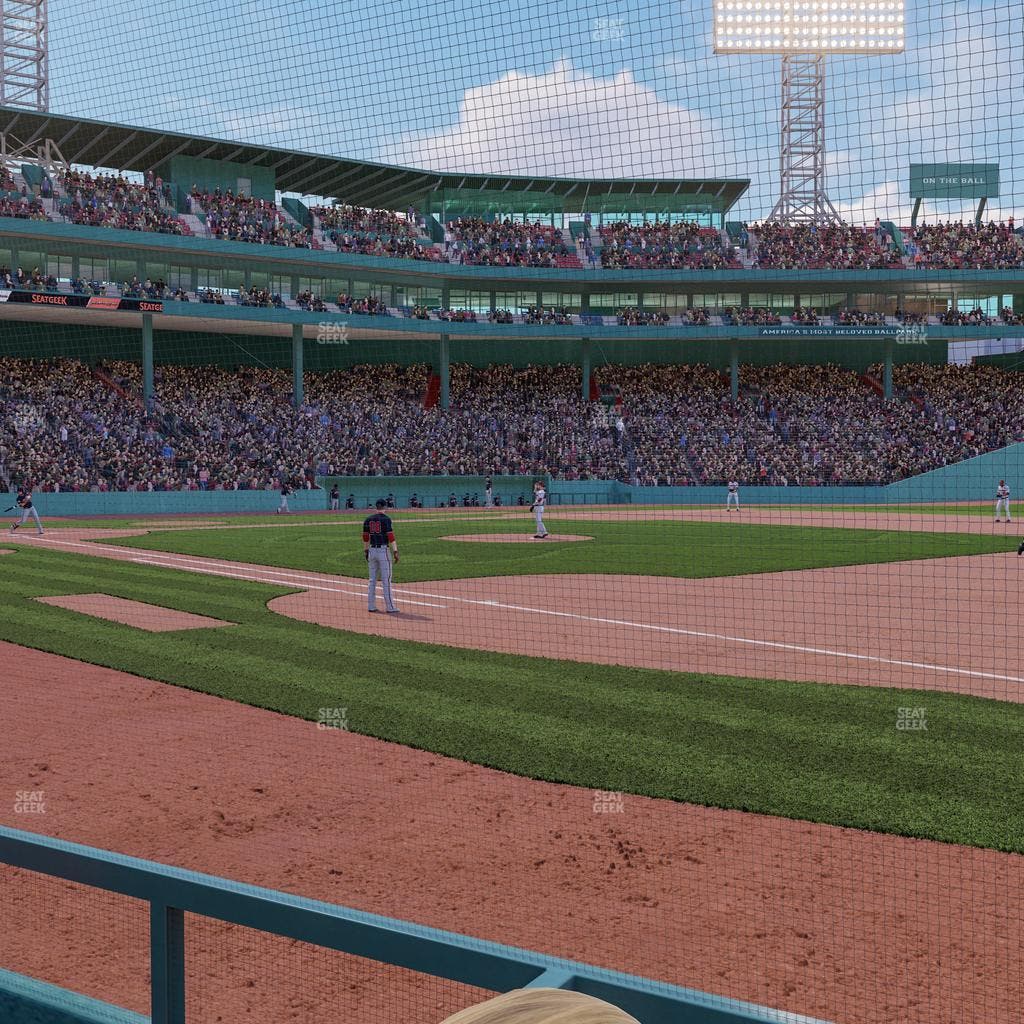 Fenway Park - Section Dugout Box 17 Seat View