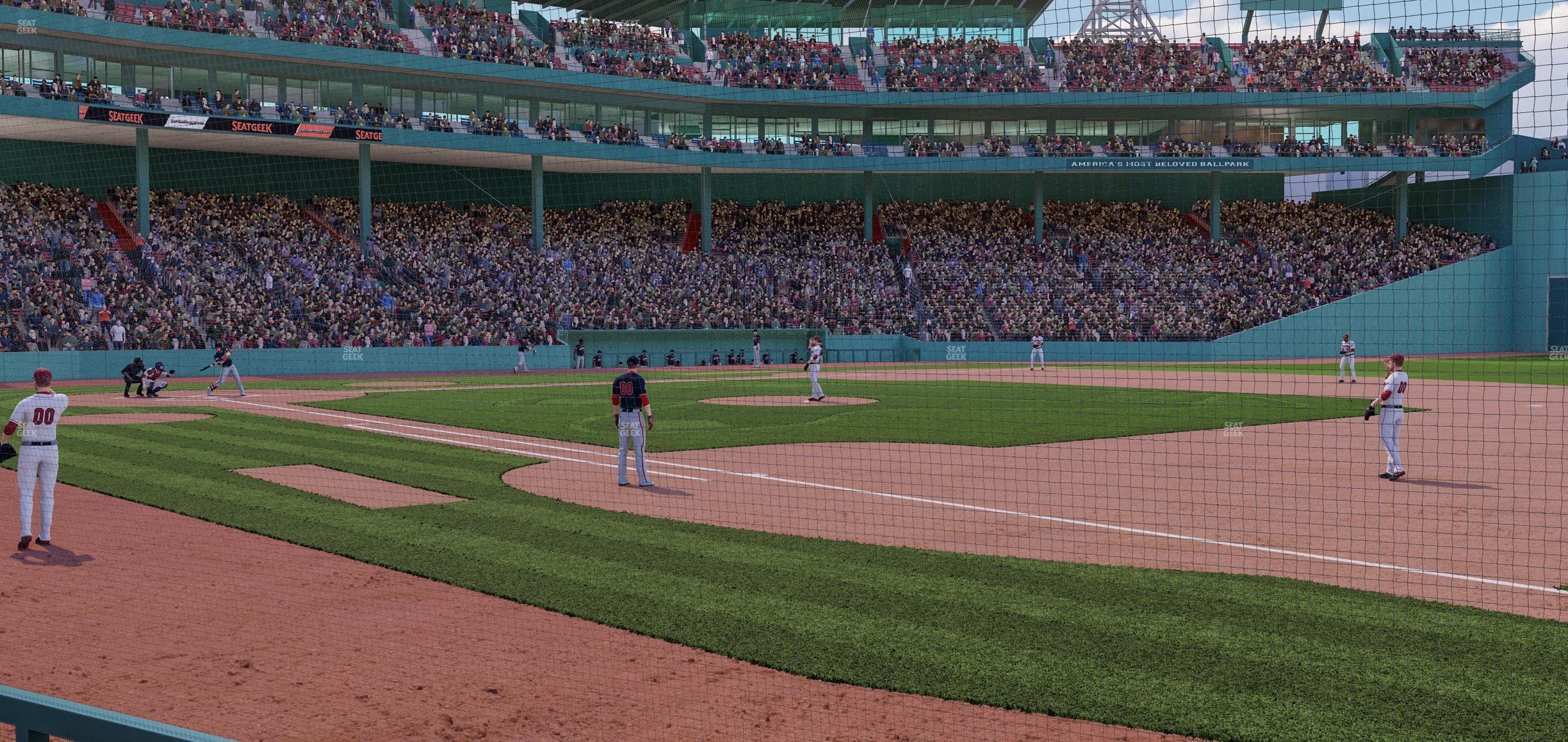 Fenway Park - Section Dugout Box 17 Seat View