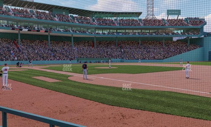 Fenway Park - Section Dugout Box 17 Seat View