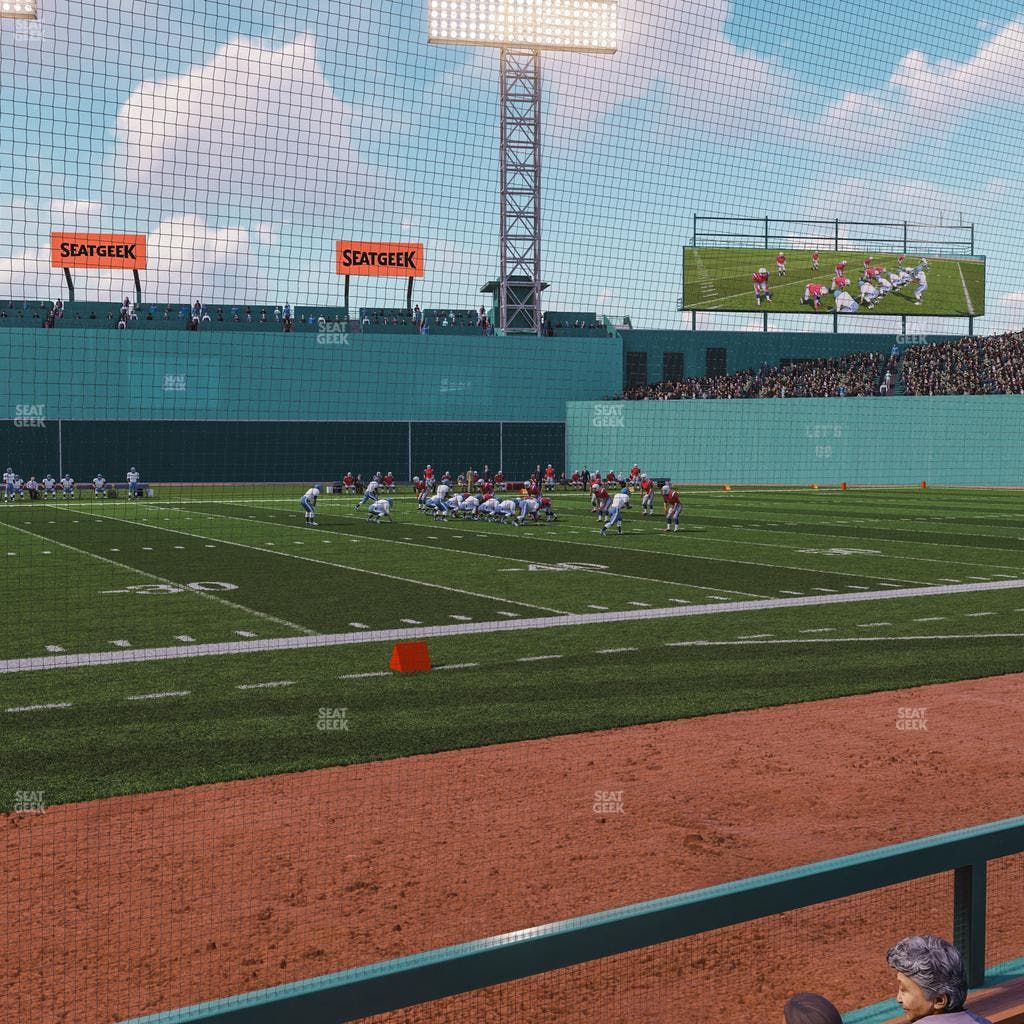 Fenway Park - Section Dugout Box 18 Seat View