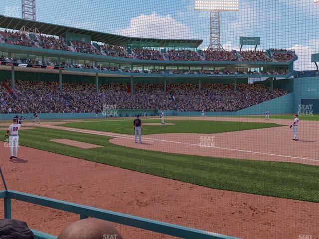 Fenway Park - Section Dugout Box 18 Seat View
