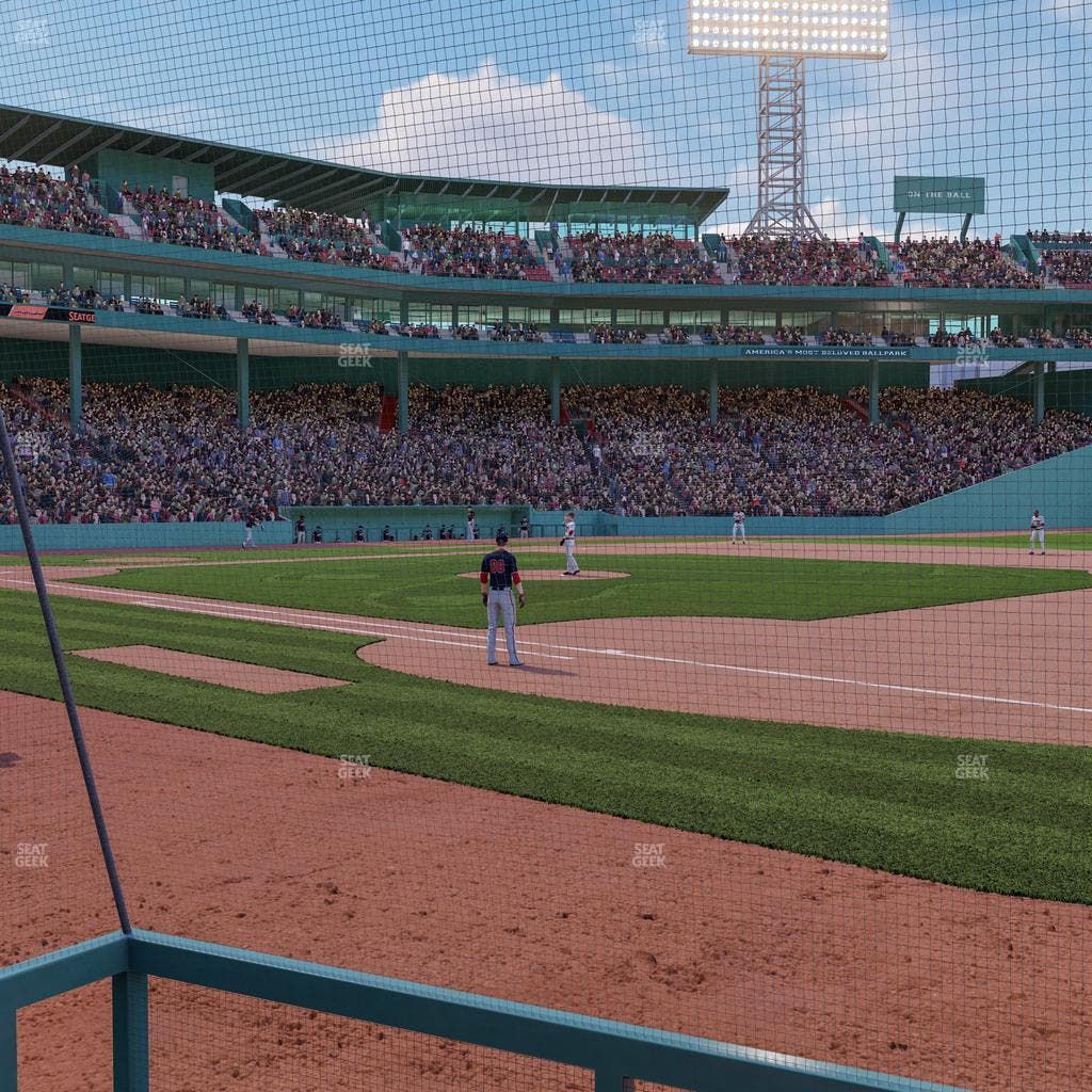 Fenway Park - Section Dugout Box 19 Seat View