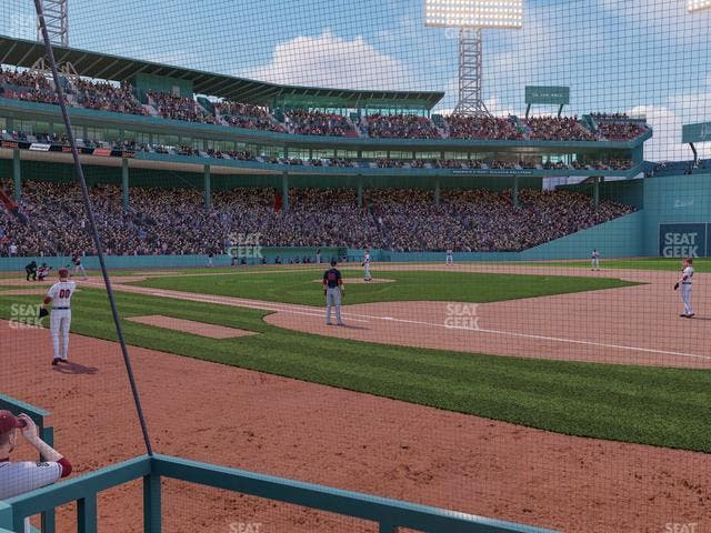 Fenway Park - Section Dugout Box 19 Seat View