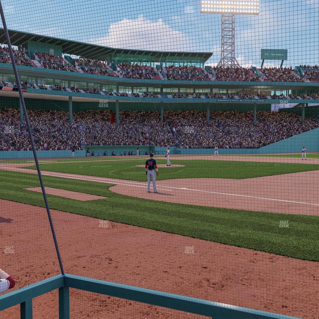 Fenway Park - Section Dugout Box 20 Seat View