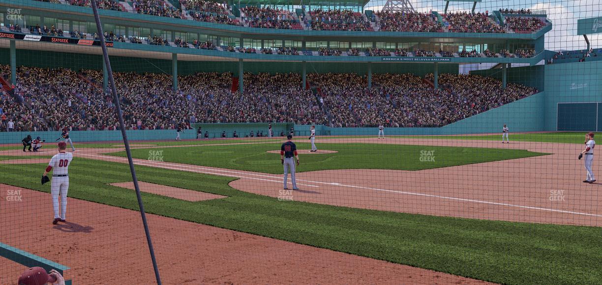 Fenway Park - Section Dugout Box 20 Seat View