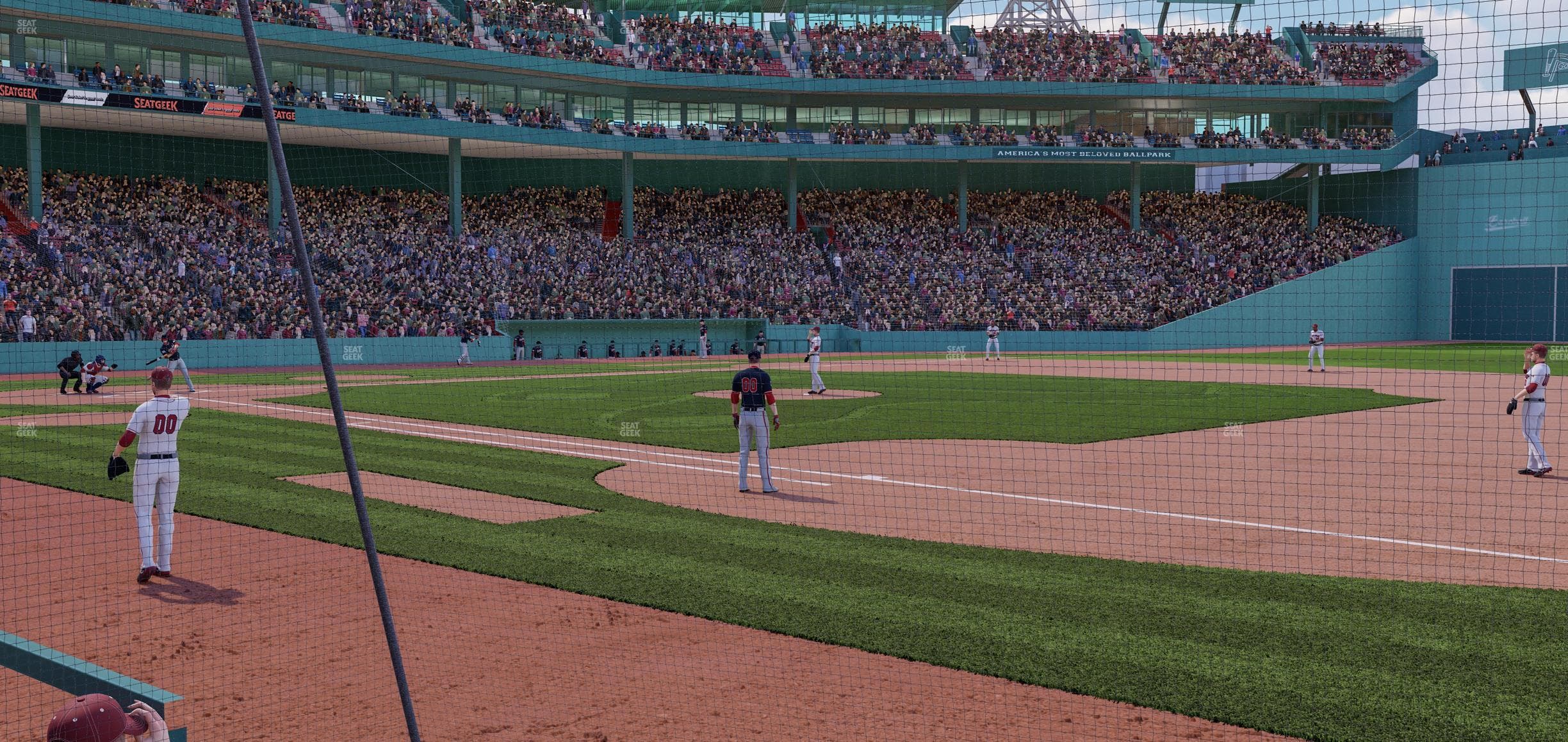 Fenway Park - Section Dugout Box 20 Seat View