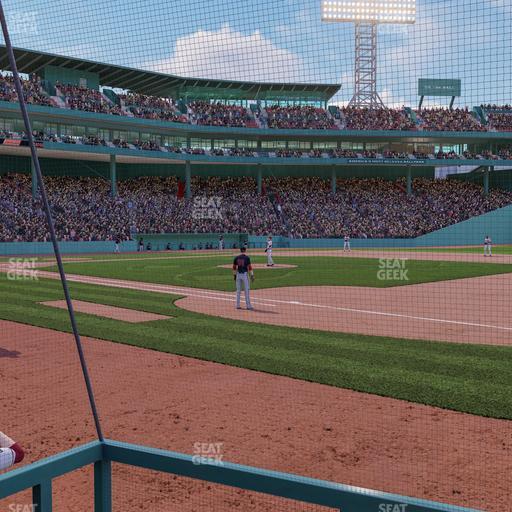 Fenway Park - Section Dugout Box 20 Seat View