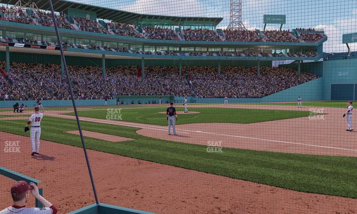 Fenway Park - Section Dugout Box 20 Seat View