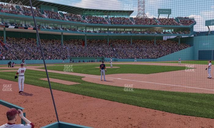 Fenway Park - Section Dugout Box 20 Seat View