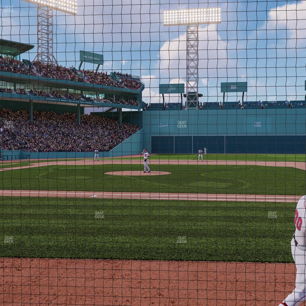 Fenway Park - Section Dugout Box 30 Seat View