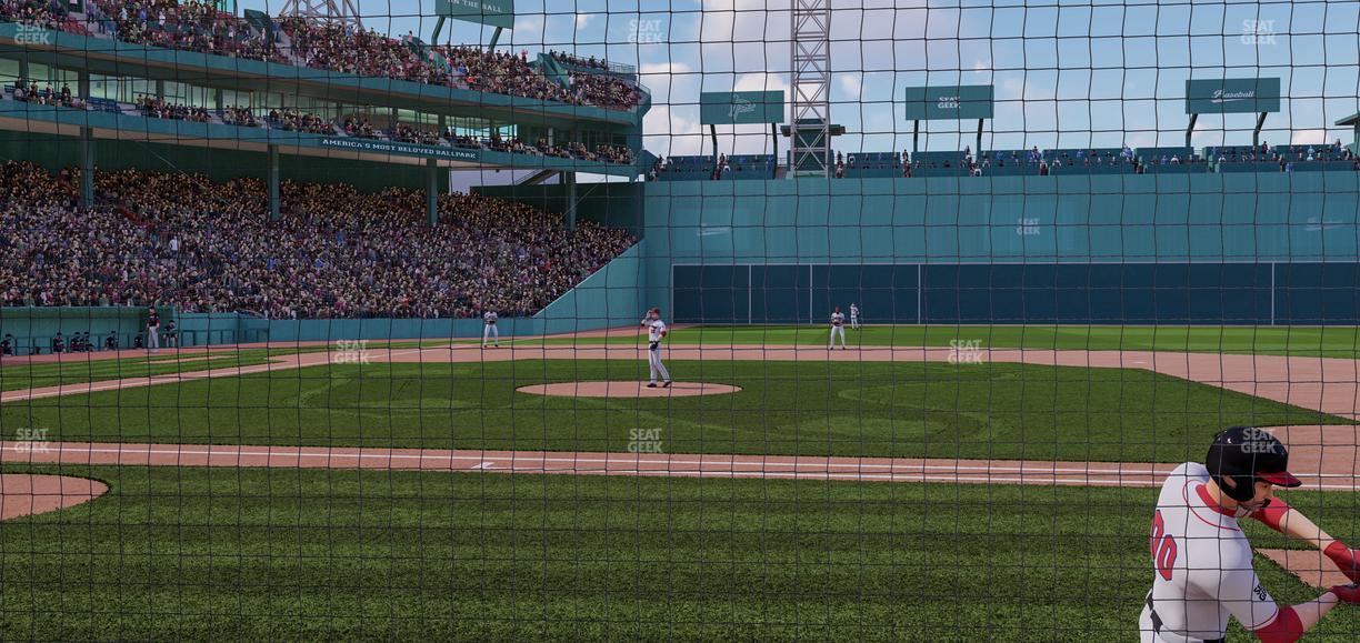 Fenway Park - Section Dugout Box 30 Seat View