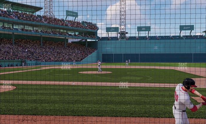 Fenway Park - Section Dugout Box 30 Seat View