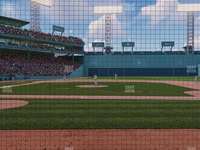 Fenway Park - Section Dugout Box 31 Seat View