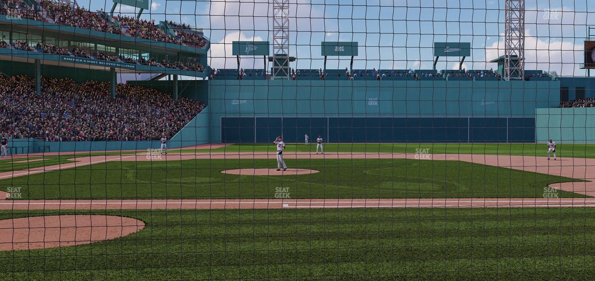 Fenway Park - Section Dugout Box 32 Seat View