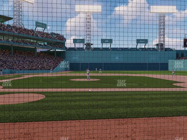Fenway Park - Section Dugout Box 32 Seat View