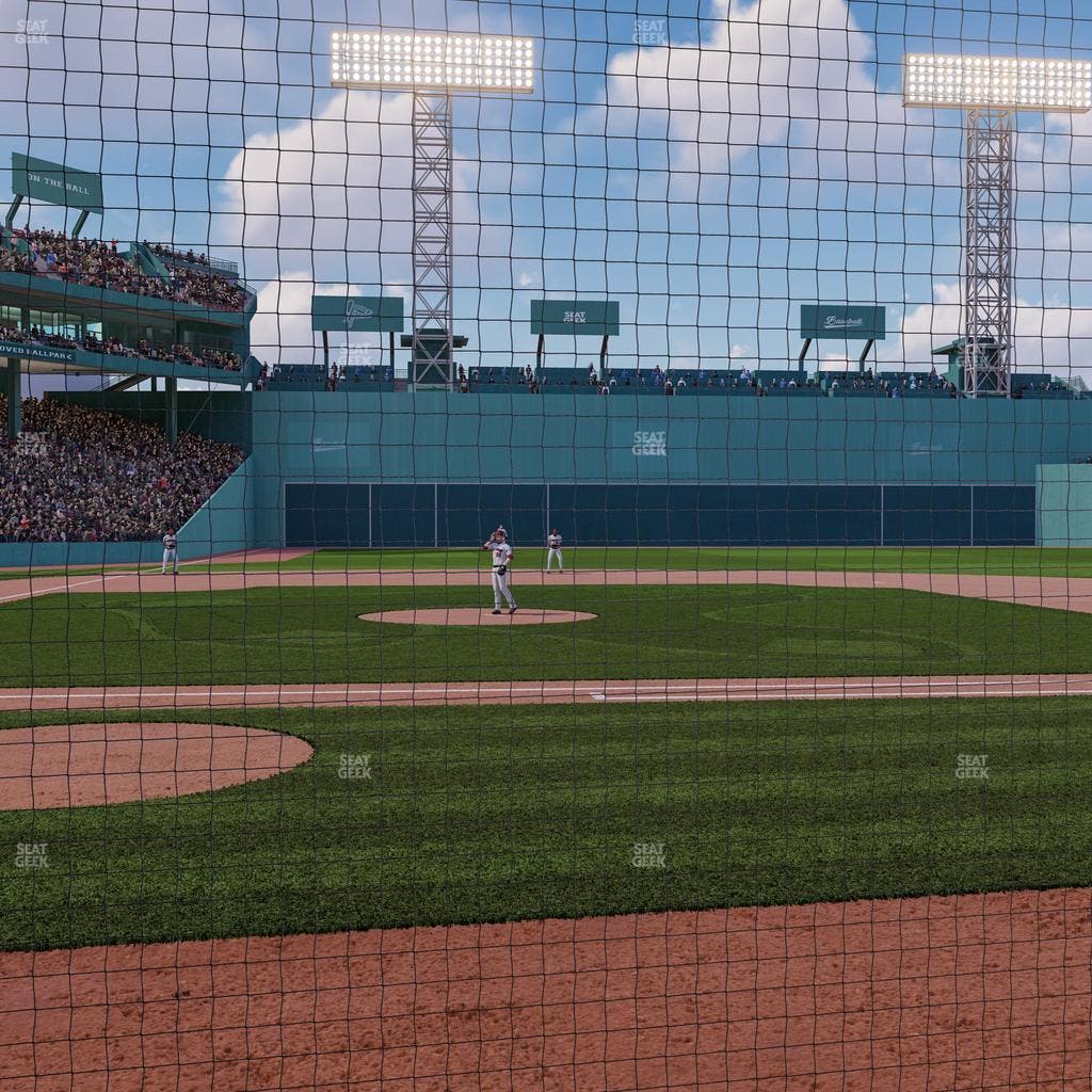 Fenway Park - Section Dugout Box 33 Seat View