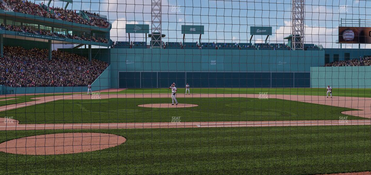Fenway Park - Section Dugout Box 33 Seat View