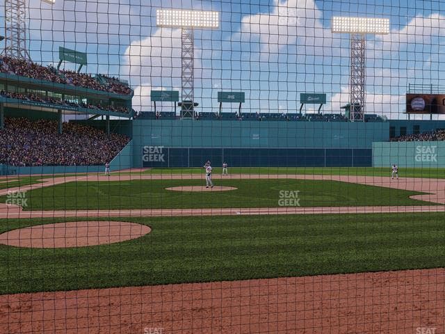 Fenway Park - Section Dugout Box 33 Seat View