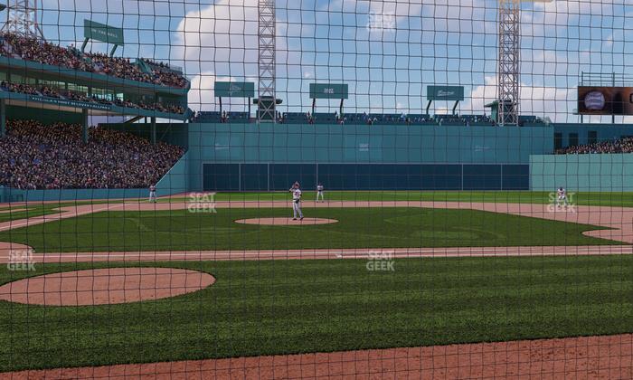 Fenway Park - Section Dugout Box 33 Seat View