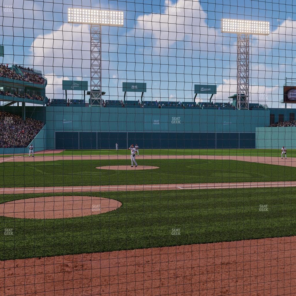 Fenway Park - Section Dugout Box 34 Seat View
