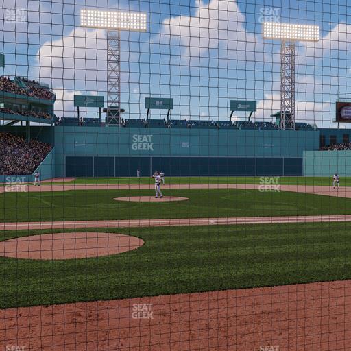 Fenway Park - Section Dugout Box 34 Seat View