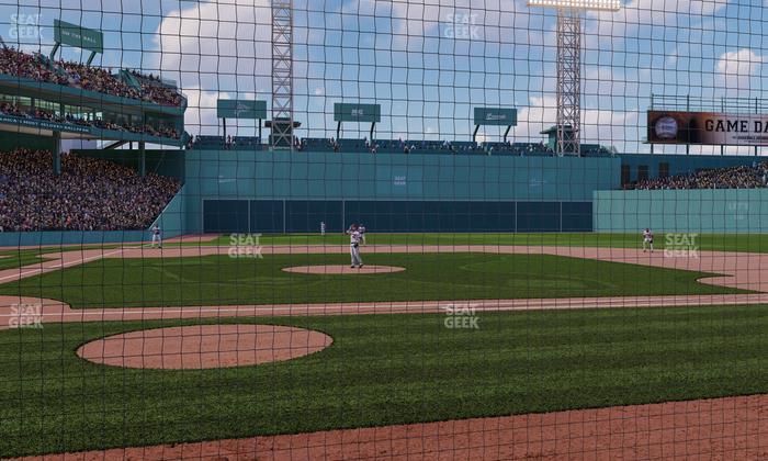 Fenway Park - Section Dugout Box 34 Seat View