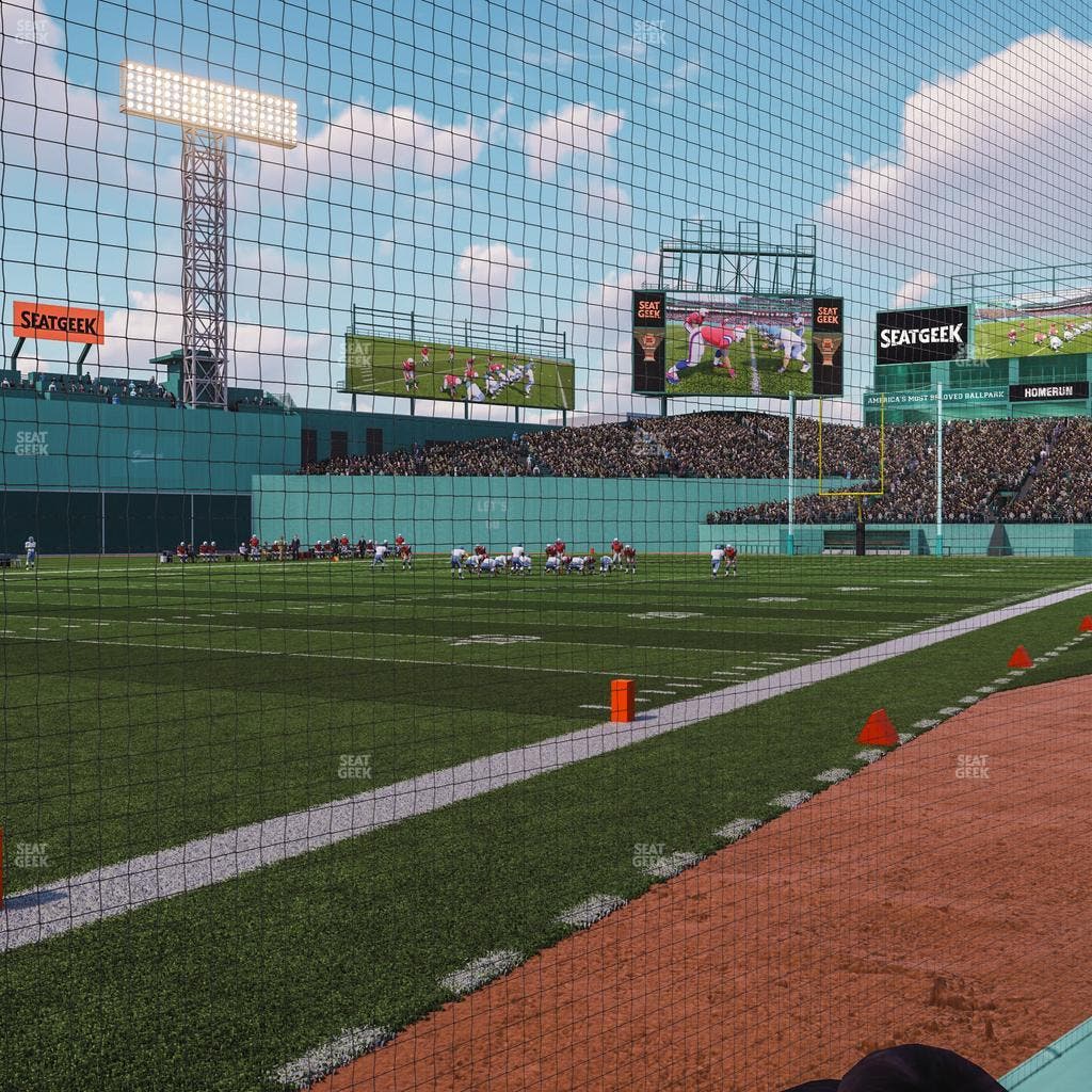 Fenway Park - Section Dugout Box 34 Seat View