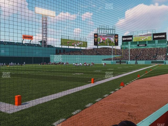 Fenway Park - Section Dugout Box 34 Seat View