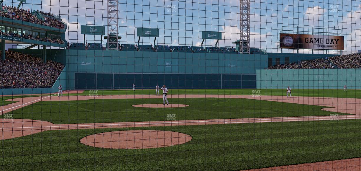 Fenway Park - Section Dugout Box 35 Seat View