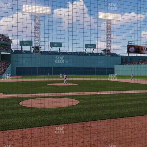 Fenway Park - Section Dugout Box 35 Seat View